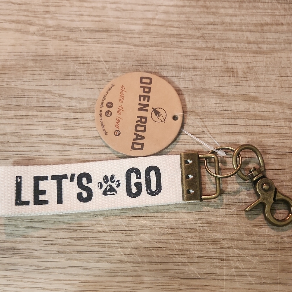 Open Road Keychain - Let's Go
